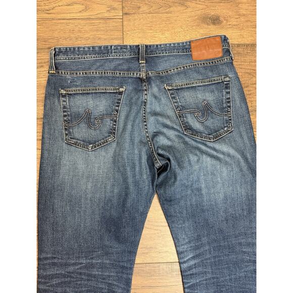 AG Adriano Goldschmied Men's The Graduate Tailored Leg Blue Jeans Sz 36x33 - Picture 7 of 9